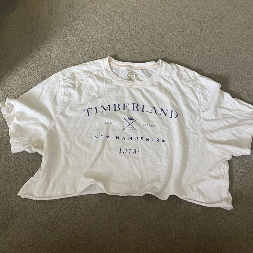 Cropped Timberland T-shirt